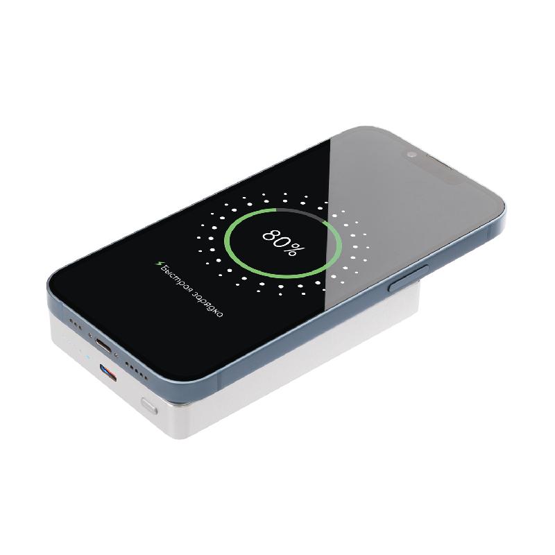 Внешний аккумулятор Atlantis PD Plus 10000mAh с функцией беспроводной зарядки 15W