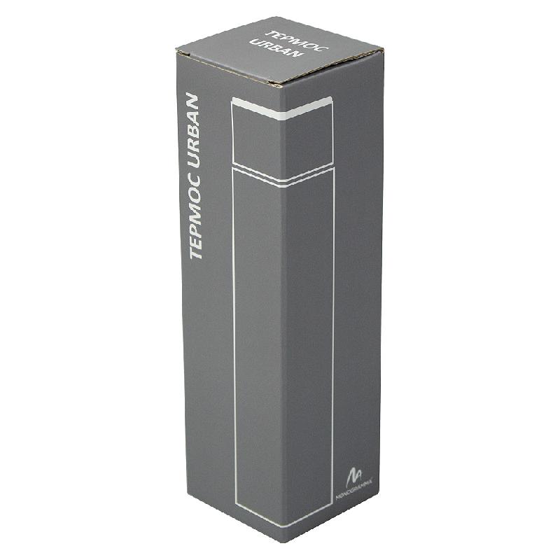 Термос вакуумный стальной Urban двухстеночный едной изоляцией 450 мл, крышка с дисплеем