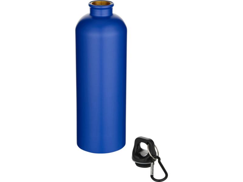 Бутылка для воды с карабином Орегон, нержавеющая сталь, 750 мл