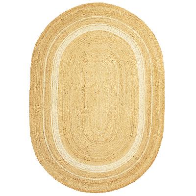 Ковер из джута овальный с вставками  из коллекции ethnic, 200х300см