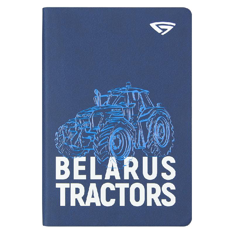 Ежедневник Flexy Soft Touch Latte Print Sample Belarus Tractors А5, недатированный, в гибкой обложке