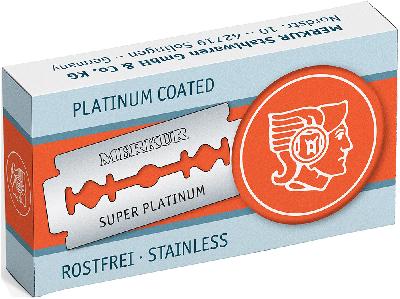 Лезвия для бритья MERKUR SUPER PLATINUM