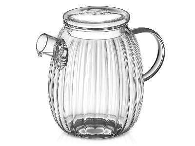 Стеклянный заварочный чайник с гранями Prism