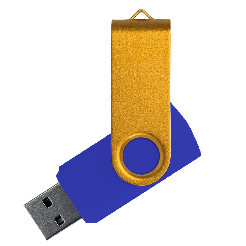Флеш накопитель USB 2.0 Twister Сolor Mix 16GB, пластик Софт Тачметалл