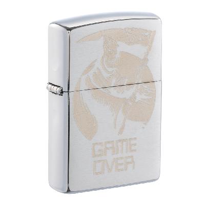 Зажигалка ZIPPO с покрытием Brushed Chrome, латунь, 38x13x57 мм