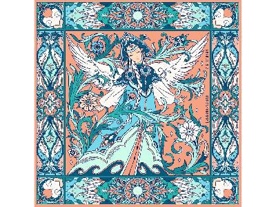 Платок Царевна Лебедь