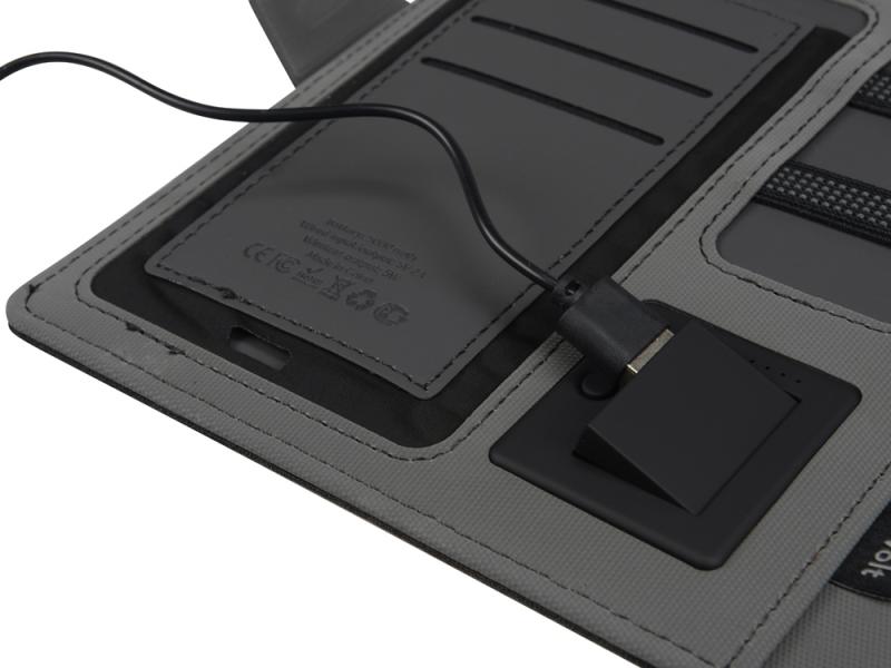 Органайзер с беспроводной зарядкой Powernote, 5000 mAh