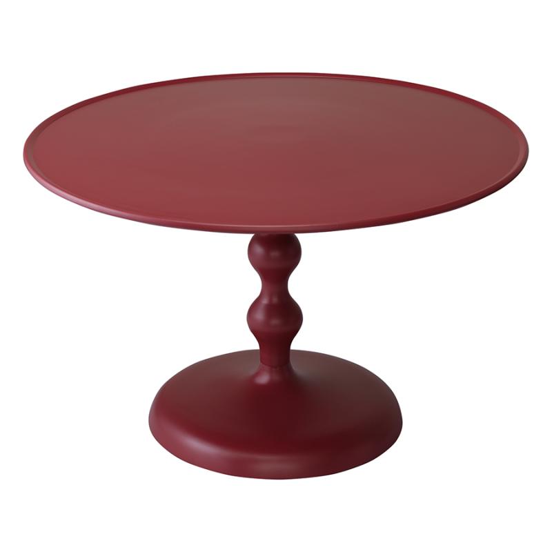 Столик кофейный fluid, D59 см, жженый