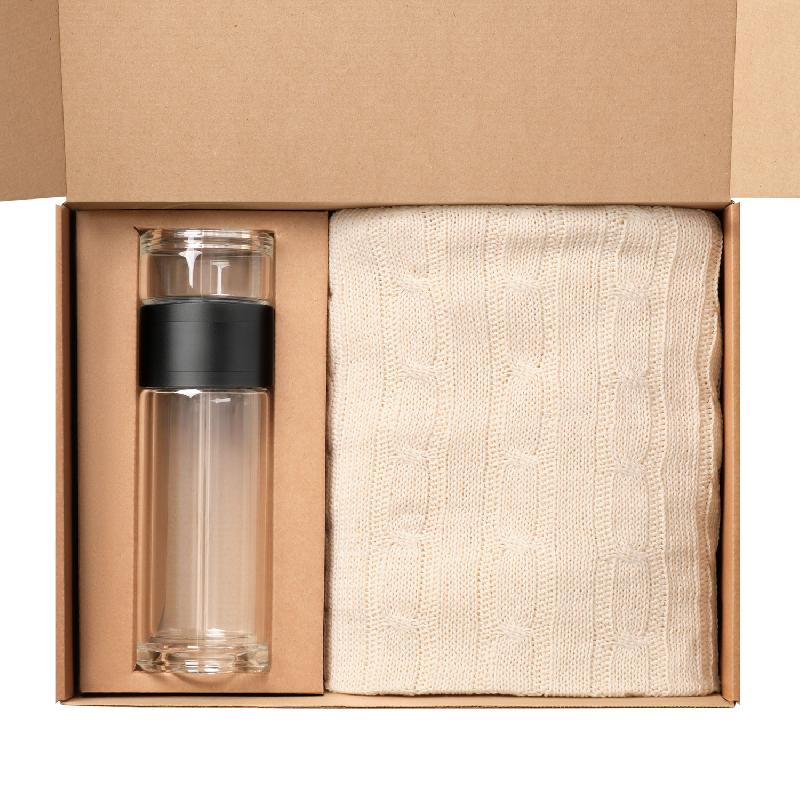 Подарочный набор Terso, Fado,  (плед, термобутылка)