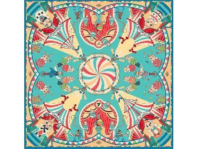 Платок Русская неваляшка. Праздник