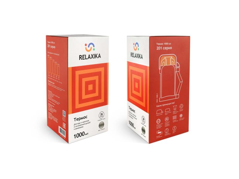 Термос Relaxika универсальный для еды и напитков 201