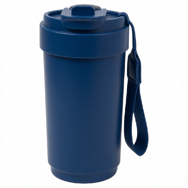 Термокружка Osaka с датчиком температуры, вакуумная, стальная, 410 мл, матовая