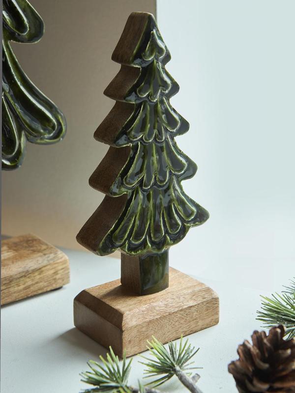 Декор новогодний enchanted tree из коллекции new year essential, 20 см