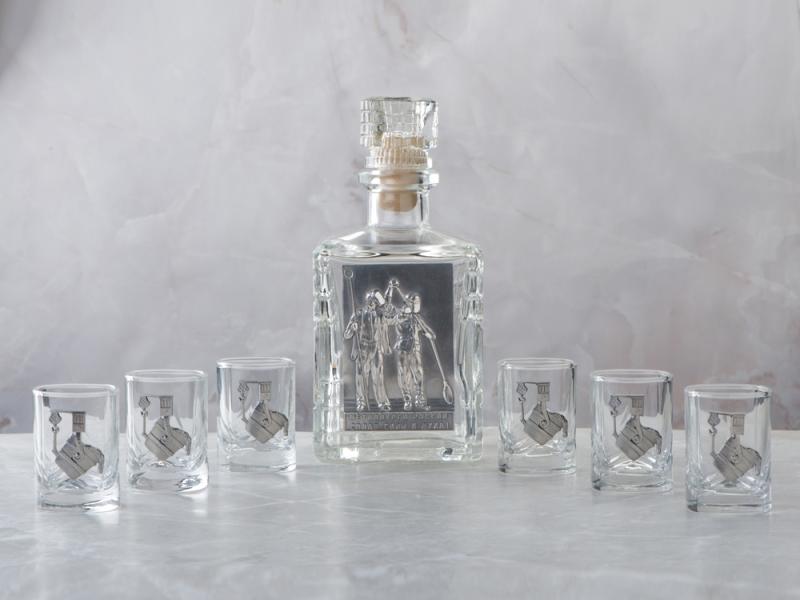 Набор со штофом Металлурги