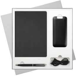 Подарочный набор Moon river,  (ежедневник, ручка, аккумулятор)