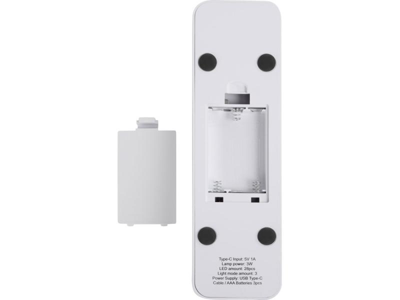 Складывающая настольная лампа с подставкой для телефона Stack N, 3 Вт