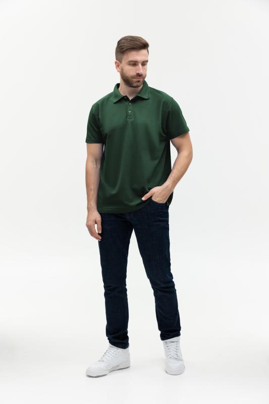 Рубашка поло мужская  STAN хлопок/полиэстер 185