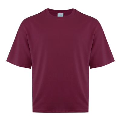 Футболка унисекс оверсайз STAN хлопок/полиэстер 260, 40, Бордовый (661)