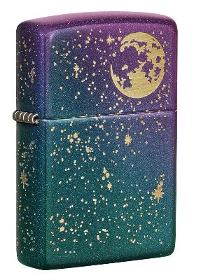 Зажигалка ZIPPO Starry Sky с покрытием Iridescent, латунь, овая, 38x13x57 мм
