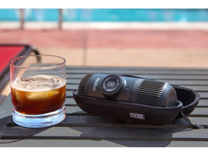 Ручная мини кофемашина Nanopresso + кейс для хранения