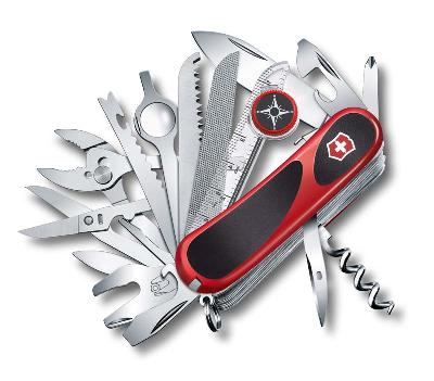 Нож перочинный VICTORINOX EvoGrip S54, 85 мм, 32 функции, с фиксатором лезвия