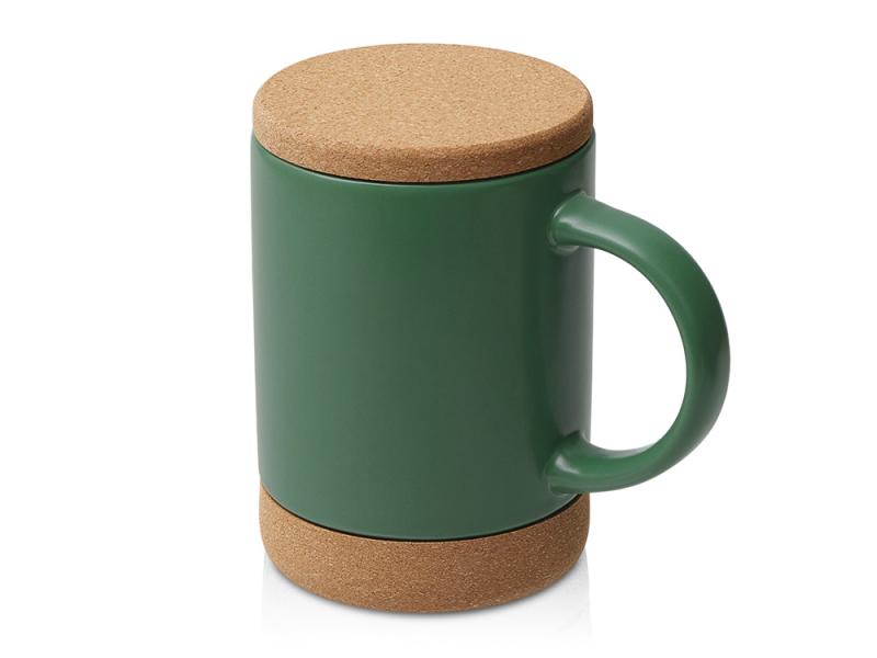 Кружка с пробковым дном и крышкой Корк & Бон