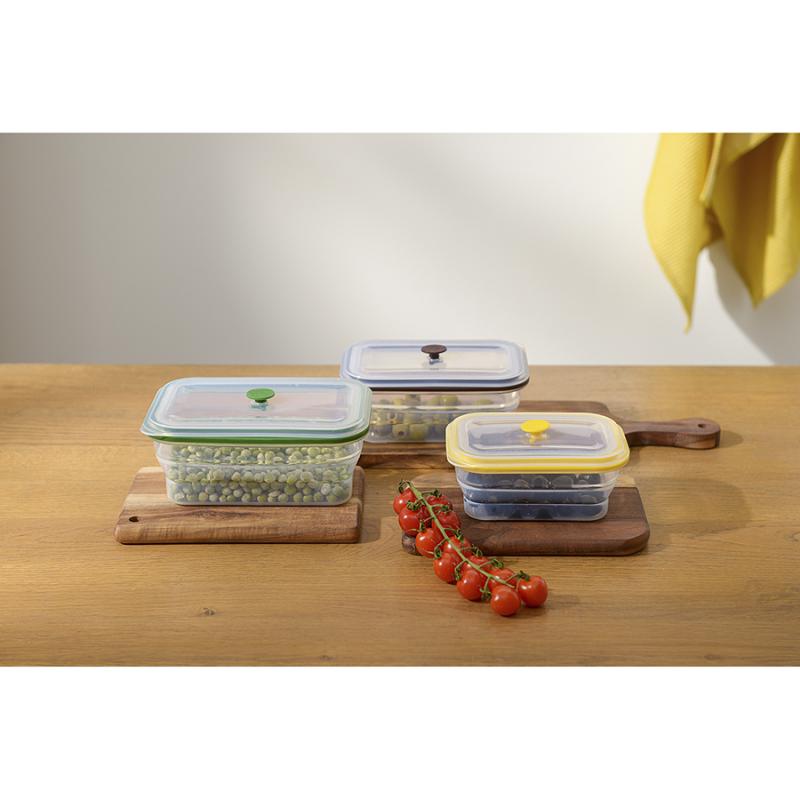 Контейнер для переноски и хранения силикон прямоный складной silikobox, 600 мл