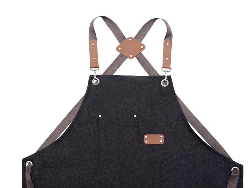 Джинсовый фартук с карманами Fry