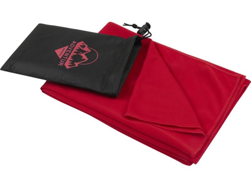 Полотенце спортивное Lucas из переработанного полиэстера, 50х100 см