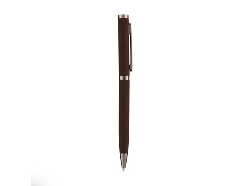 Ручка металлическая шариковая Firenze, софт-тач