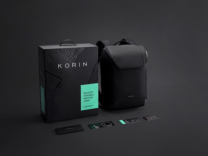 Водостойкий антикражный рюкзак Clickpack для ноутбука 15.6