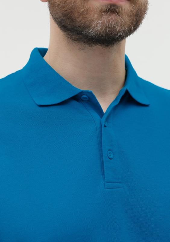 Рубашка поло мужская  STAN хлопок/полиэстер 185