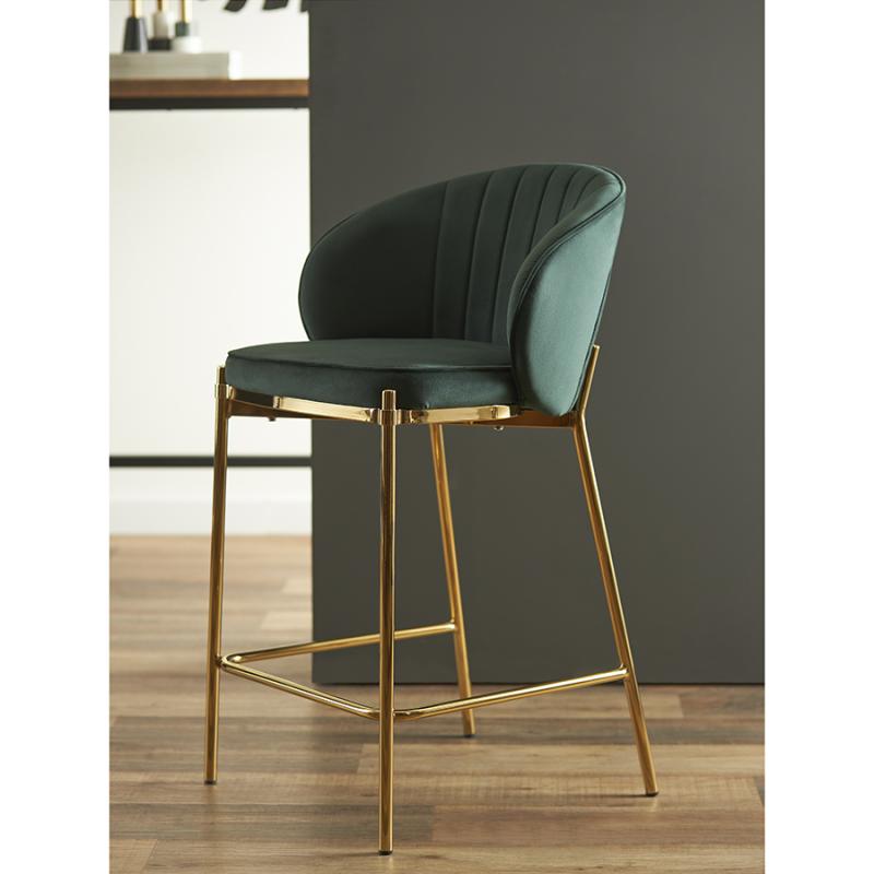 Стул полубарный coral, велюр