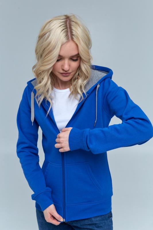 Толстовка женская STAN с капюшоном на молнии футер с начёсом 280