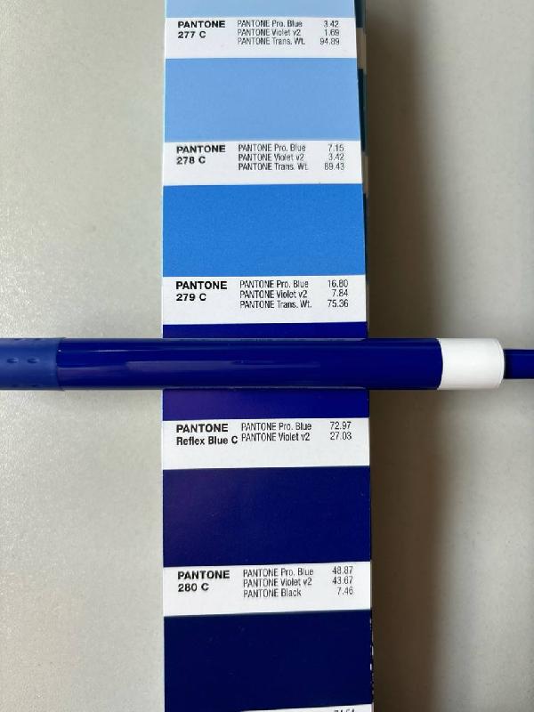 Ручка шариковая Alana Color, пластиковая