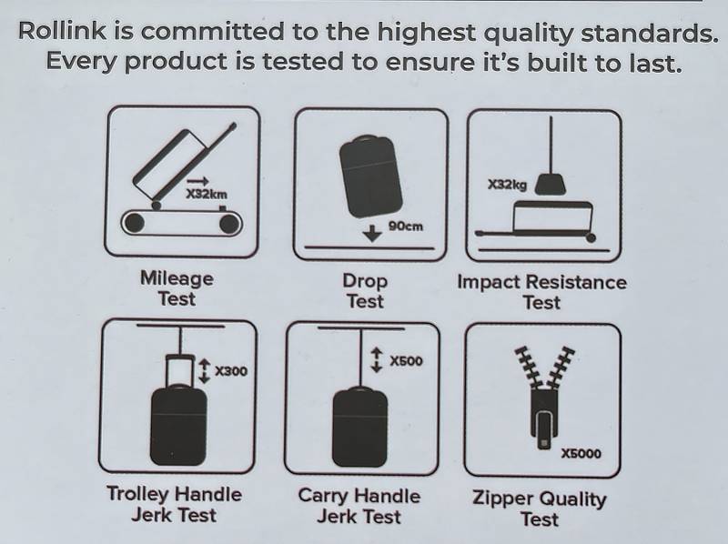 Чемодан складной Rollink Aura 55x40x20 см, 2 колеса, синий