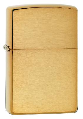 Зажигалка ZIPPO Armor™ с покрытием Brushed Brass, латунь, овая, 38x13x57 мм