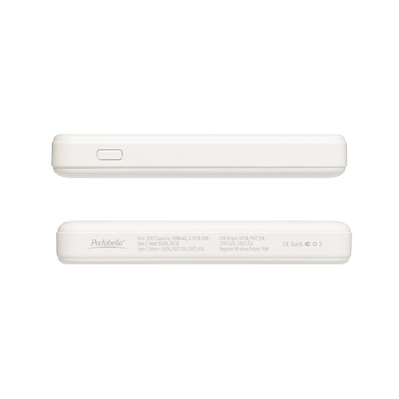 Внешний аккумулятор Largo PD 5000mAh с функцией беспроводной зарядки 15W