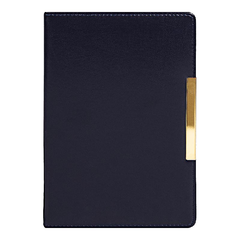 Ежедневник City Moderna Pristine А5,  с золотистым, недатированный, в твердой обложке с поролоном