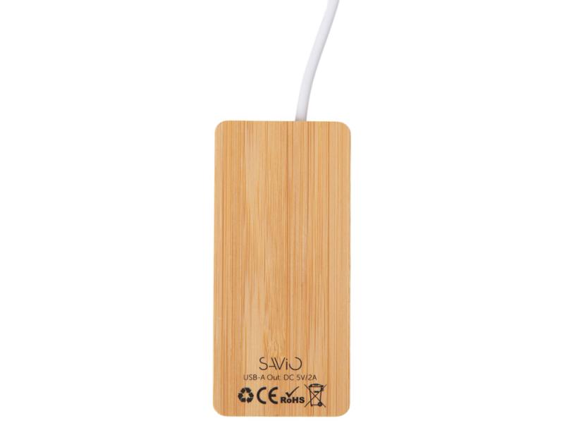 USB хаб с подсветкой лого Reedia S5, 3*USB, 1*Type C