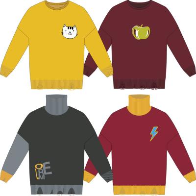 Свитер оверсайз Tricksy Net Grunge на заказ, полушерсть, размер L/XL