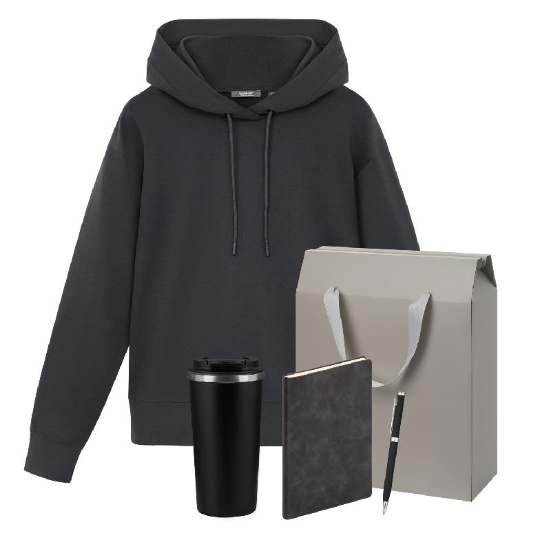 Набор с одеждой ALEX (худи, термобутылка, ежедневник, ручка), L