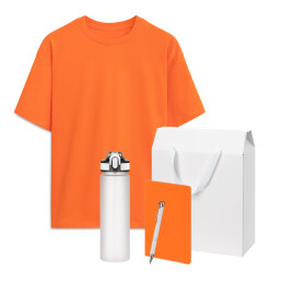 Набор с одеждой RUST (футболка, бутылка, блокнот, ручка), , ML