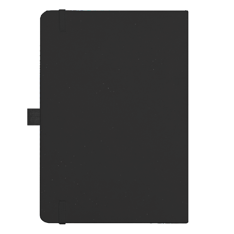 Блокнот Forest  Alfa Polo Recycled Paper А5, недатированный, в твердой обложке,  с резинкой и петлей для ручки