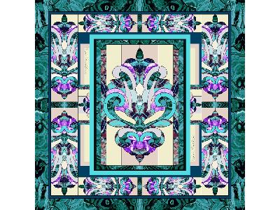 Платок Каменный Цветок