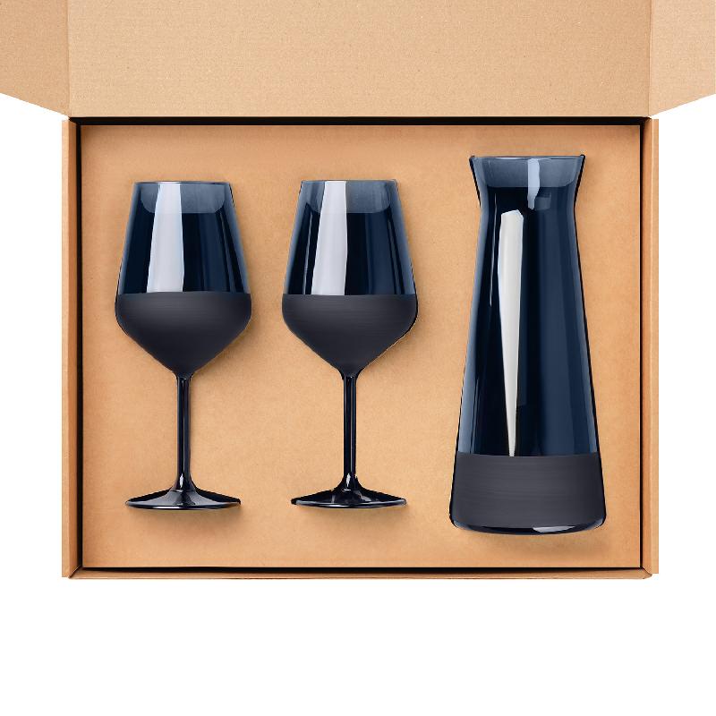 Подарочный набор декантер + 2 бокала, Sapphire