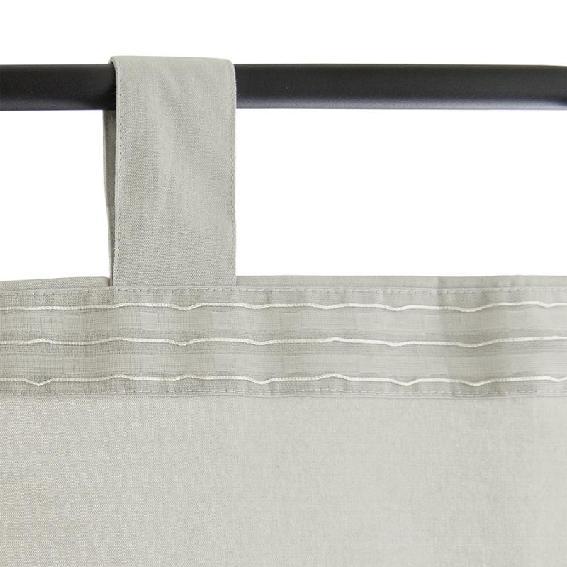 Штора из хлопка с помпонами  из коллекции essential, 150х290 см