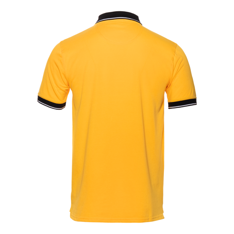 Рубашка поло  мужская STAN с контрастными деталями хлопок/полиэстер 185