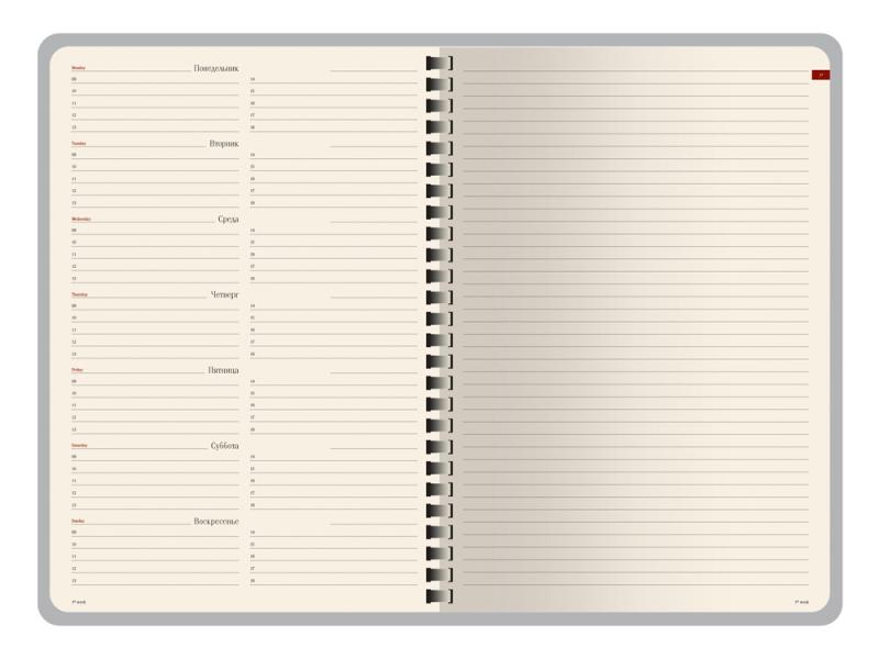 Еженедельник недатированный А5 Concept