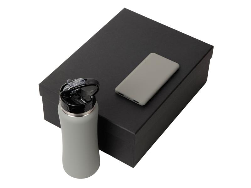 Подарочный набор COLOR IT с бутылкой для воды и повербанком, 5000 mAh